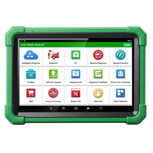 2026 LAUNCH X431 PRO3S+ EV Diagnostic Scanner for EV Vehicles Supports Topology 46+ Service Functions CAN FD DoIP