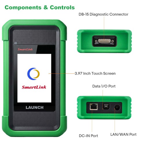 2026 LAUNCH X431 PRO3S+ EV Diagnostic Scanner for EV Vehicles Supports Topology 46+ Service Functions CAN FD DoIP