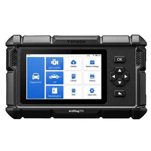 TOPDON ArtiDiag700 Supports Full-system Diagnostic, 15 Reset Services, AutoVIN, Real-time Data Streaming