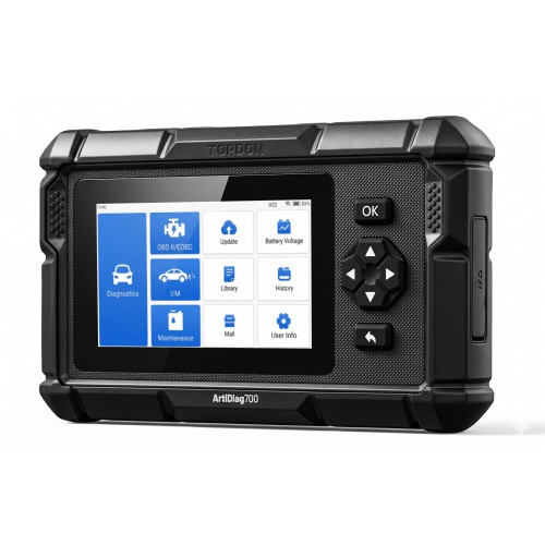 TOPDON ArtiDiag700 Supports Full-system Diagnostic, 15 Reset Services, AutoVIN, Real-time Data Streaming