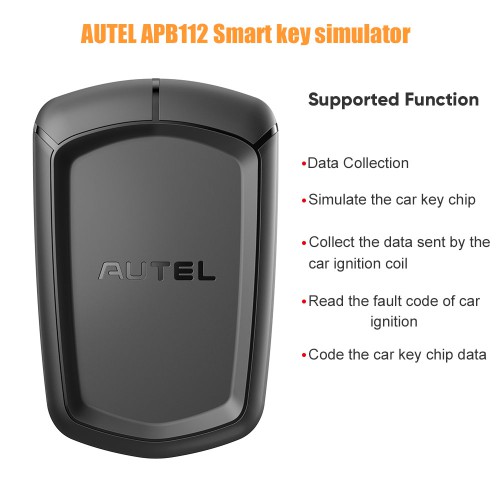[US Ship Only] [Second-Handed] 90% New AUTEL APB112 Smart Key Simulator with Main Unit and USB cable Works with Autel MaxiIM IM608/ IM508