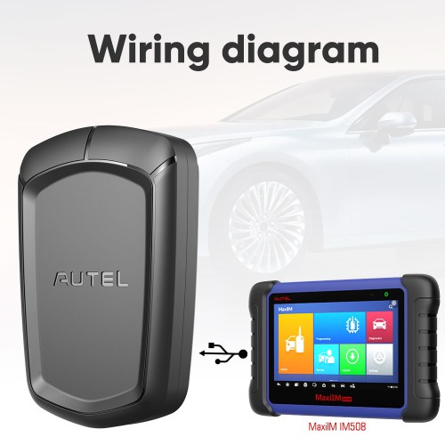 [US Ship Only] [Second-Handed] 90% New AUTEL APB112 Smart Key Simulator with Main Unit and USB cable Works with Autel MaxiIM IM608/ IM508