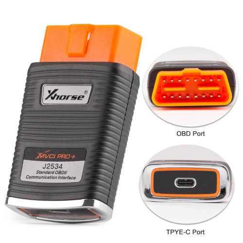 [US Ship Only] [Second-Handed] 90% New XHORSE XDMVJP MVCI PRO+ J2534 Super Vehicle Diagnosis Programming Cable Support Multi-Vehicle