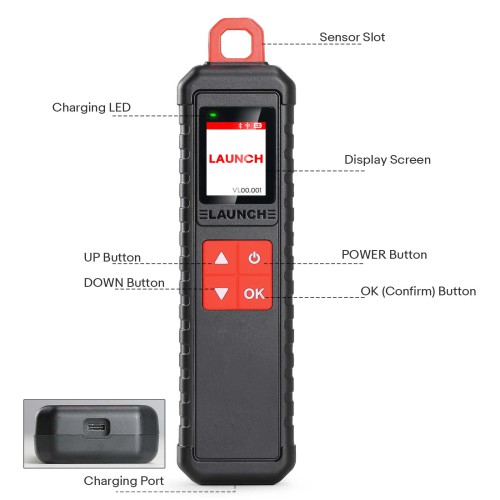 LAUNCH X431 PRO3S+ Elite J2534 SmartLink Bidirectional Scan Tool + Launch i-TPMS Handheld TPMS Service Tool