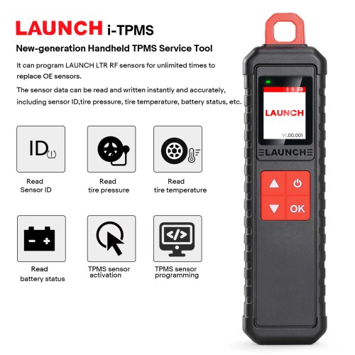 LAUNCH X431 PRO3S+ Elite J2534 SmartLink Bidirectional Scan Tool + Launch i-TPMS Handheld TPMS Service Tool