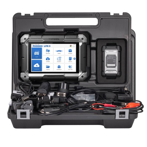 TOPDON Phoenix Lite3 OE-Level Scan Tool, 35 Service Functions, 8 Inch Bi-Directional Controls, CANFD FCA 2 Years of Free Software