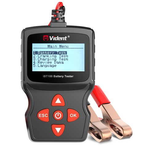 Vident iBT100 Battery Analyzer for 12V regular flooded/ AGM flat plate/ AGM spiral/ GEL batteries