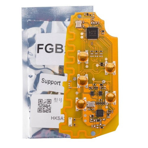 KEYDIY FGB25-5 PCB Board with Key Shell 5 Buttons Only Support for VW, for Audi, for Porsche, for BMW 5C/5D & BMW BDC2, BDC3, or BCP