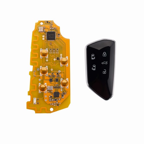 KEYDIY FGB25-5 PCB Board with Key Shell 5 Buttons Only Support for VW, for Audi, for Porsche, for BMW 5C/5D & BMW BDC2, BDC3, or BCP