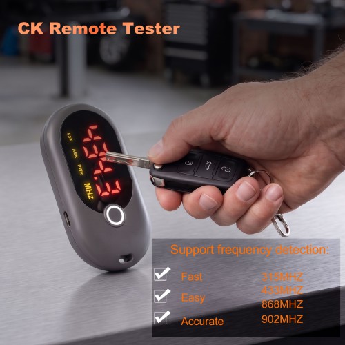 CK Remote Tester Supports  315MHZ, 433MHZ, 868MHZ, 902MHZ Frequency Detection