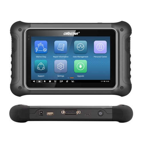 2026 OBDSTAR ISCAN PRO INDMAR Marine Scanner Support DC24V input Support BLM reset,Camshaft phaser cleaning,Reset the oil-life monitor