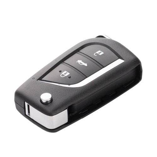 5pcs/lot XHORSE XNTO20EN Second Generation Wireless Universal Remote Key 3 Buttons for Toyota Style