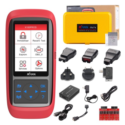 XTOOL X100 PRO3 Auto Key Programmer Add 7 Special Functions ABS, TPS, EPB, SAS, Oil reset, eps and Throttle Relearn Than X100 PRO2