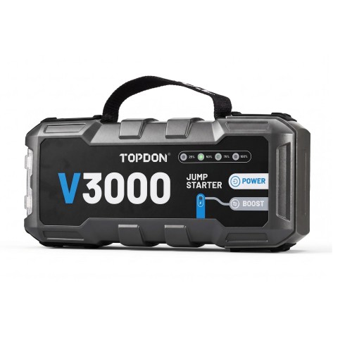 TOPDON V3000 3000A 12V Car and Truck Lithium Ion Battery Jump Starter