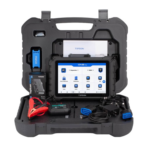 2026 TOPDON ONE PLUS Professional 10.1 Inch Automotive Diagnostic Tool Supports Hidden Functions Activation, 50+ Maintenance Functions, Battery Test