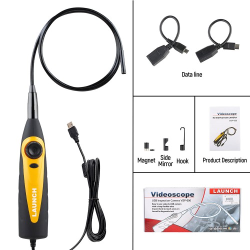 LAUNCH CRP919X BT Automotive Diagnostic Tool DBScar VII with VSP600 Video Scope