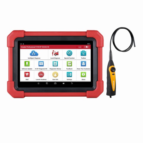 LAUNCH CRP919X BT Automotive Diagnostic Tool DBScar VII with VSP600 Video Scope
