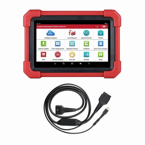 LAUNCH CRP919X BT Automotive Diagnostic Tool + LAUNCH DOIP Adapter Cable
