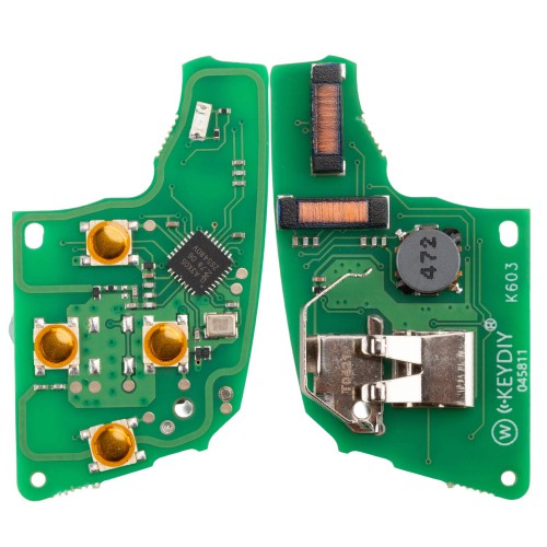 KEYDIY DZ-ZB15-4 Smart Key Board Only Without Shell 4 Buttons for VW 5C