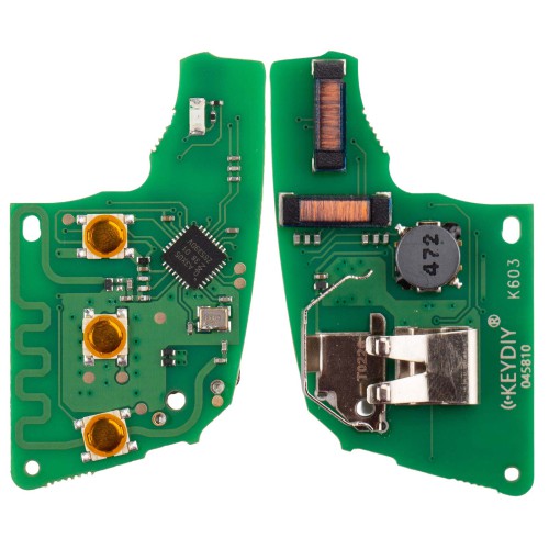 KEYDIY DZ-ZB15-3 Smart Key Board Only Without Shell 3 Buttons for VW 5C
