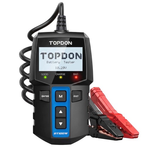 TOPDON BT100W Bluetooth 12V Battery & System Tester