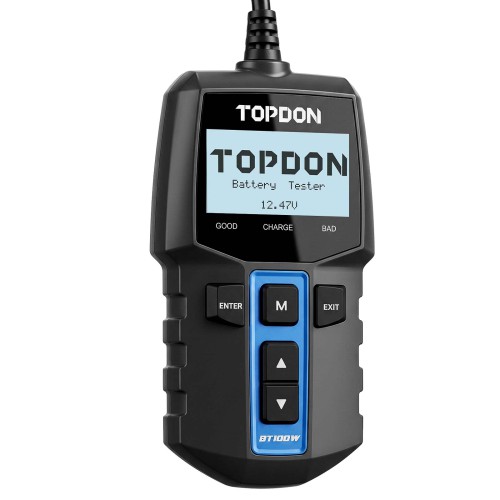 TOPDON BT100W Bluetooth 12V Battery & System Tester