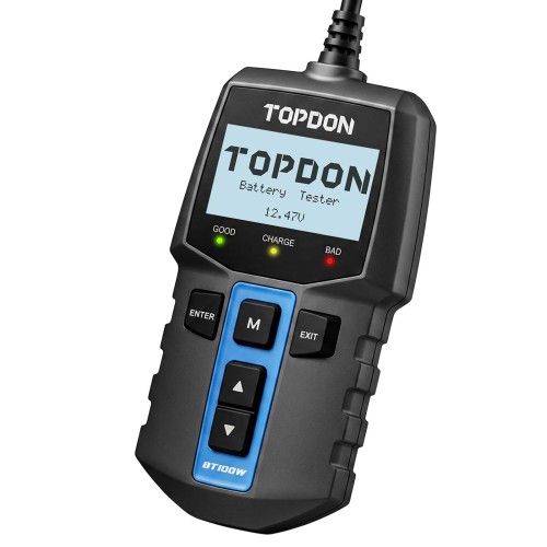 TOPDON BT100W Bluetooth 12V Battery & System Tester