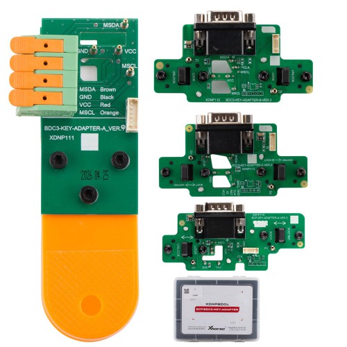 Xhorse XDNPBDGL BM.W Dedicated Adapter BDC2/BDC3/BCP/U 4 Pieces of Boards work with Multi Prog, VVDI PROG, Key Tool Series