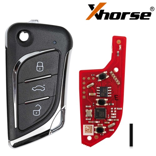 5pcs/lot XHORSE XKLKS2EN LEI.KSS Style(ENrome-plating) Second Generation Universal Wired Remote Key