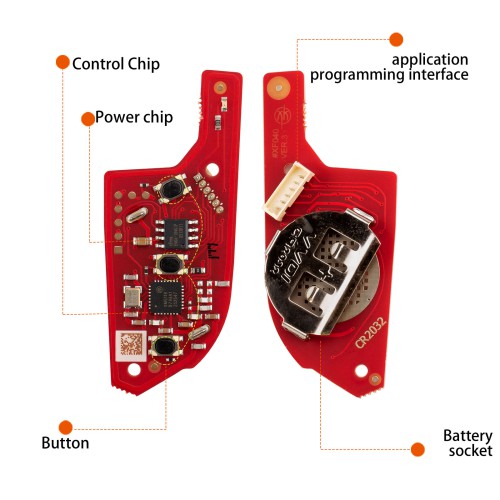 5pcs/lot XHORSE XKLKS2EN LEI.KSS Style(ENrome-plating) Second Generation Universal Wired Remote Key
