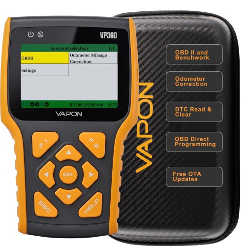 [Sales] VAPON VP360 Odometer Correction Tool by OBD, Read/clear DTC, 2-in-1 Handheld Programmer