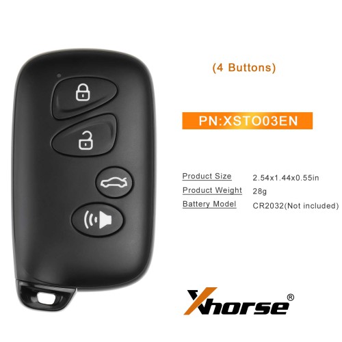 Xhorse XSTO03EN XM38 Universal Smart Key Remote 4D 8A 4A All in One For Toyota Lexus 5pcs/lot