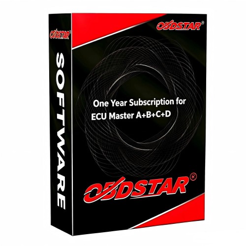 One Year Software Subscription for OBDSTAR ECU Master Configuration A+B+C+D
