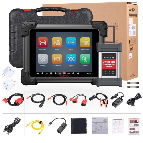 Autel MaxiSys MS908S Pro II Upgraded Diagnostic Scan Tool ECU Programming/ Coding, Active Tests, Full Systems, FCA Autoauth