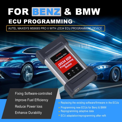 Autel MaxiSys MS908S Pro II Upgraded Diagnostic Scan Tool ECU Programming/ Coding, Active Tests, Full Systems, FCA Autoauth