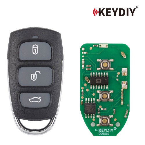5pcs/lot KEYDIY KD B20-3 Universal Remote Key 3 Buttons for Hyundai Azera Type