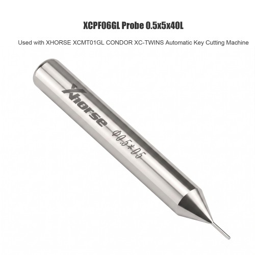 5Pcs/lot XHORSE XCPF06GL Probe 0.5x5x40L Used with XHORSE XCMT01GL CONDOR XC-TWINS Automatic Key Cutting Machine
