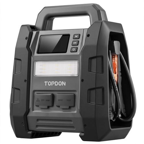 TOPDON V4500 Plus 2-in-1 4500 Peak Amp Jump Starter & Battery/System Tester