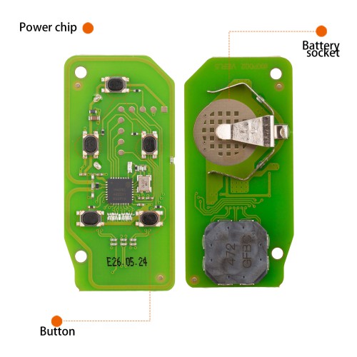 Newest Xhorse XSLR01EN LU.H Style XM38 Universal Smart Key 5pcs/lot