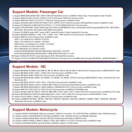 2026 OBDSTAR ECU Master Full Configuration (A+B+C+D) PC Based ECU Flasher for Passenger Car, EV, Motorcycle, and HD (ECM/TCM/BCM) and Airbag Reset