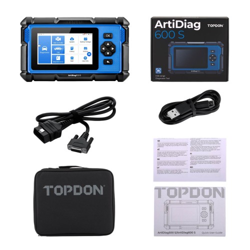 [EU Ship] TOPDON Artidiag 600S AD600S Mid-level 4 System Diagnostic Scanner, 8 Reset Services, Free Lifetime Update