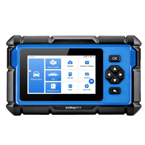 [EU Ship] TOPDON Artidiag 600S AD600S Mid-level 4 System Diagnostic Scanner, 8 Reset Services, Free Lifetime Update
