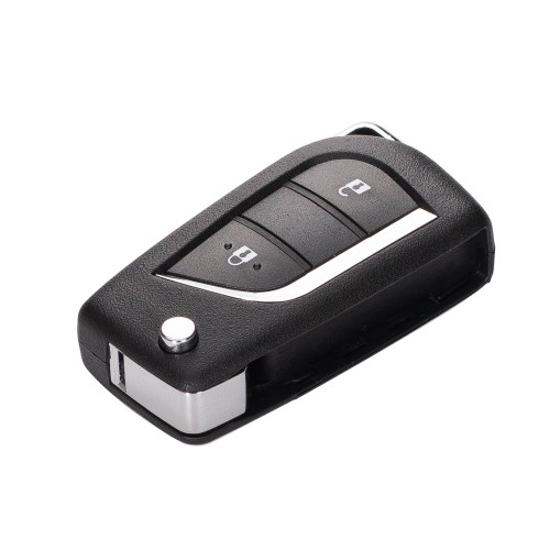 XHORSE	XKTO21EN for Toyota 2 Buttons Second Generation Universal Wired Remote Key 5pcs/lot
