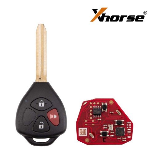 XHORSE XKTO24EN for Toyota Models Right 3 Buttons Triangle Second Generation Wired Remote 5pcs/lot