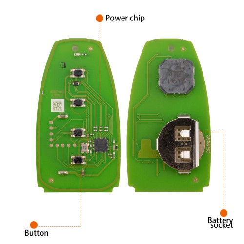 Xhorse XSFO02EN XM38 Series Universal Smart Key 5pcs/lot