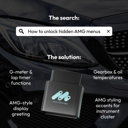 [Belgium Ship] MBito OBD Device + 20 credits Supports Diagnostics, Maintenance, Coding, Enable Hidden Features for Mercedes