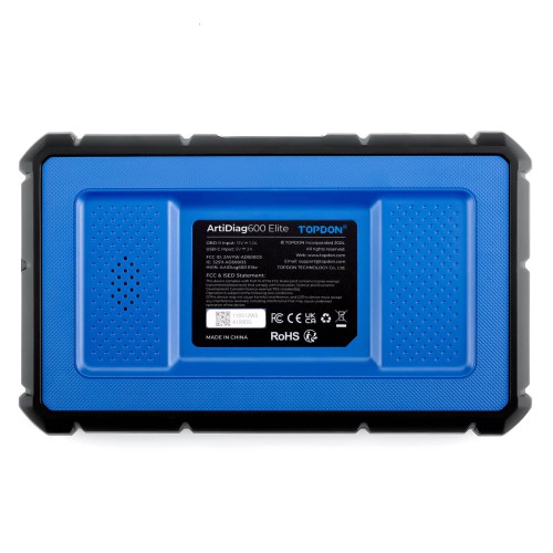 [EU Ship] TOPDON ArtiDiag600 Elite Supports Full OBD2 Functions, All-System Diagnostics, CAN-FD, for Renault SGW, for FCA SGW, 2 Years Update