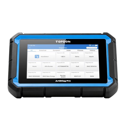 TOPDON ArtiDiag Pro Bi-Directional Control, ECU/Online Coding & OE-Level Full Systems Diagnosis for 100+ Brands, 31+ Services , 2-Year Free Update