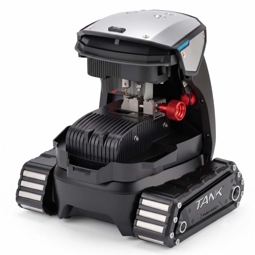 [US/UK/EU Ship] [With Battery] 2M2 TANK 2 Pro CNC Key Cutting Machine Add House Keys Mul-T-lock Dimple Multi-point Keys Mobile APP Control