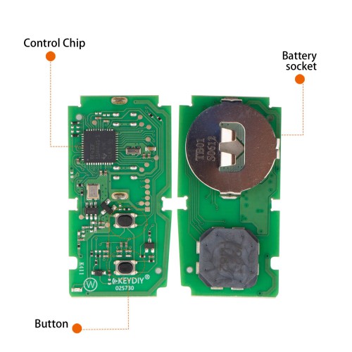 KEYDIY KD TB01-2 Universal Smart Remote Key 2 Buttons for Toyota Type